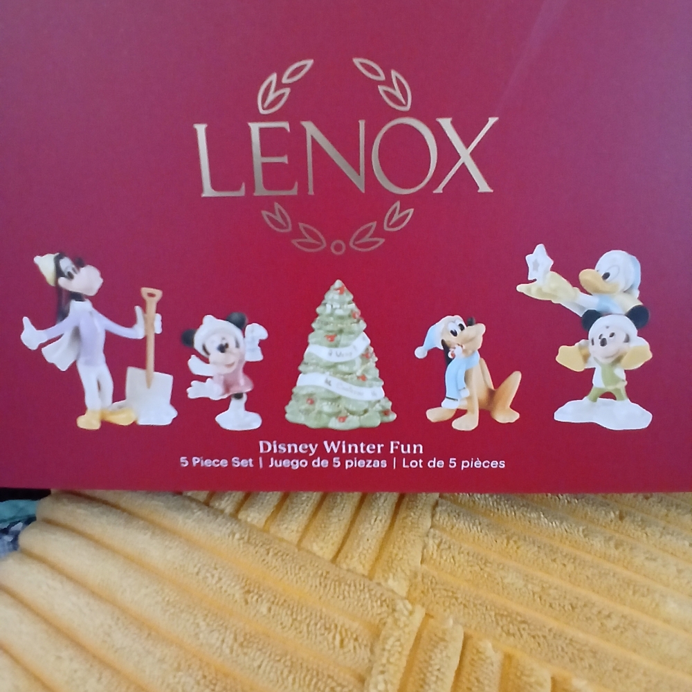 Lenox Disney 100th Anniversary Fab Five Mickey Minnie Goofy Pluto Donald - Picture 10 of 13